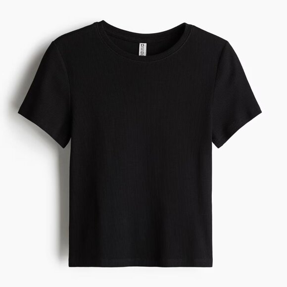 H&M - Fitted Tee in Soft Jersey - Picture 4 of 5